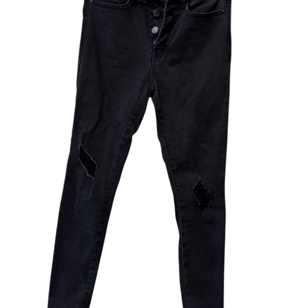 Judy Blue Black Distressed Women's Jeans